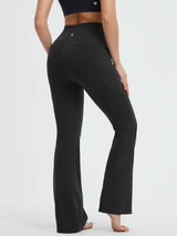 Yoga Drawstring High Waisted Flared Pants