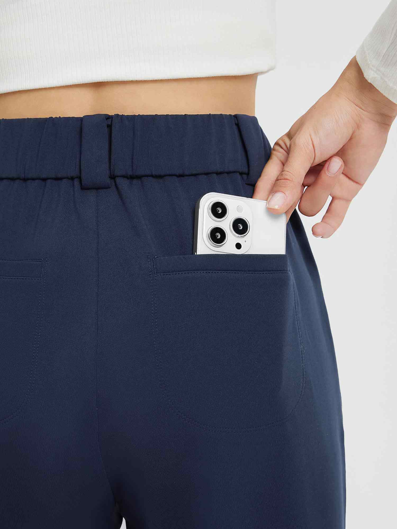 Yoga Fleece High Waisted Tapered Pants