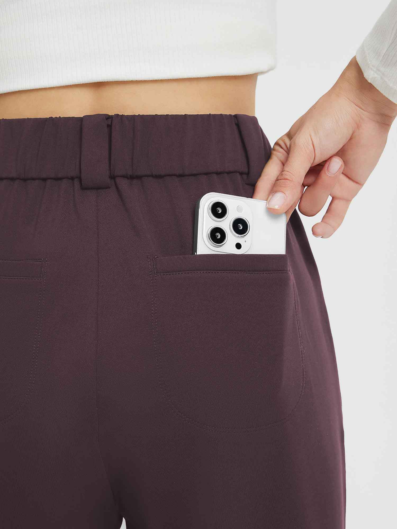 Yoga Fleece High Waisted Tapered Pants