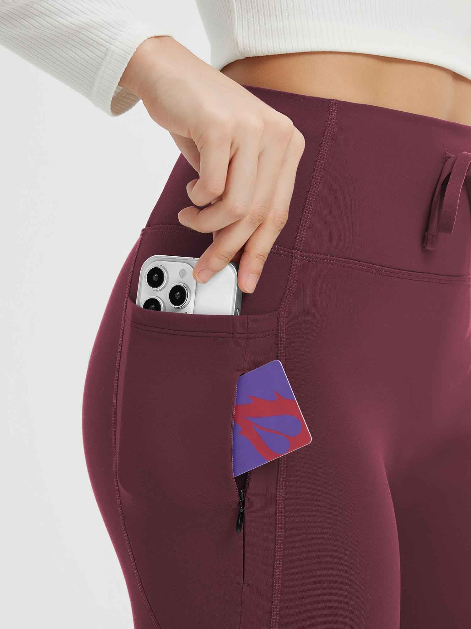 Yoga Drawstring High-Waisted Flared Pants (Petite Fit)