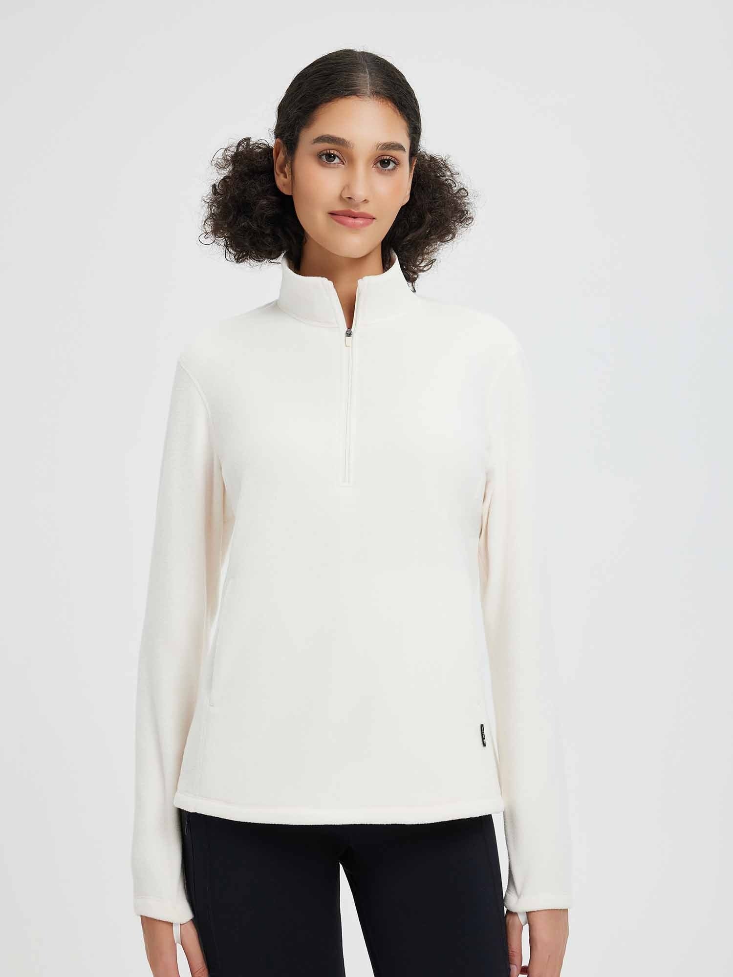 Outdoor Knitted Shaker 1/4 Warm Pullover Hoodie