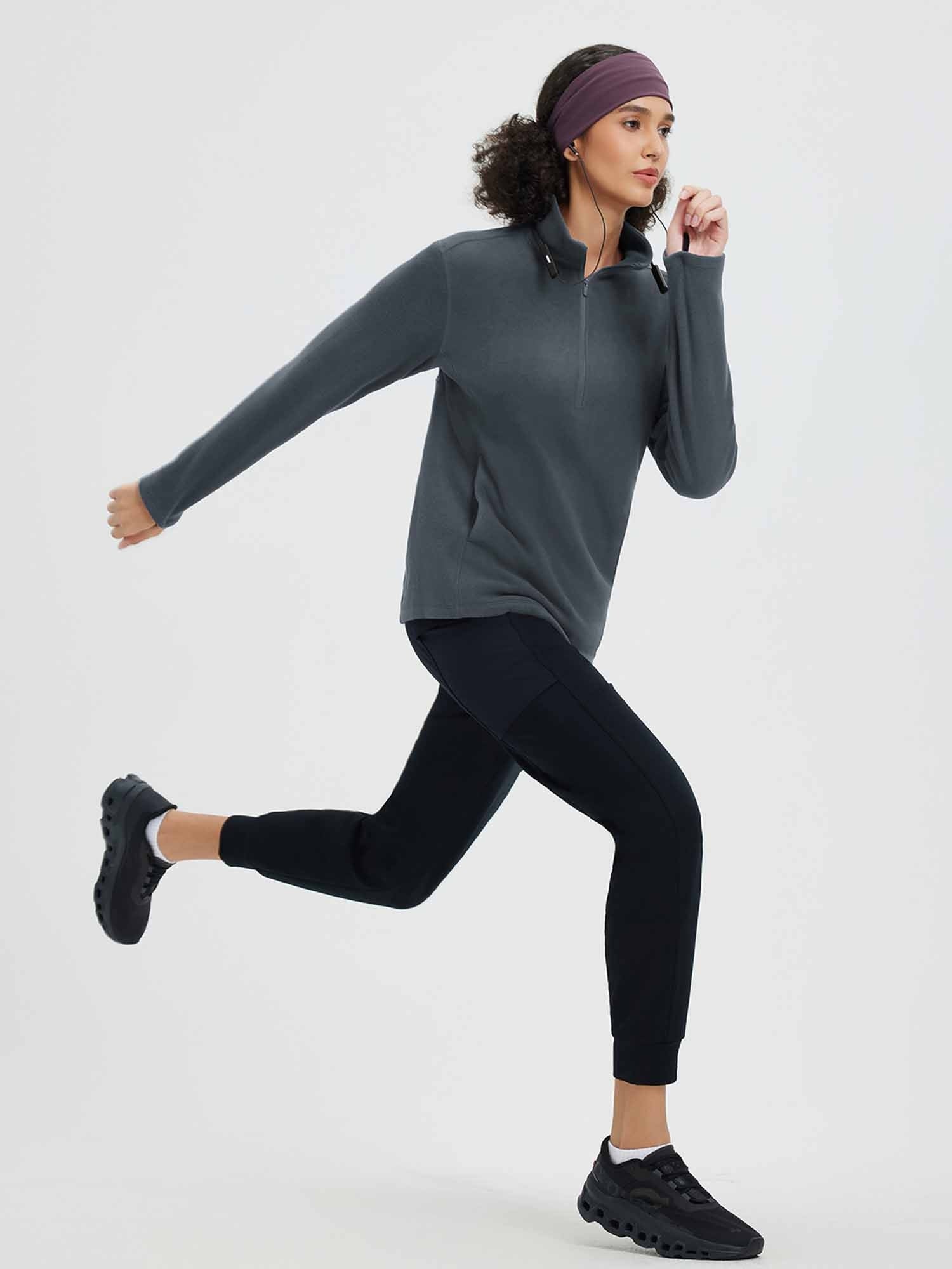 Outdoor Knitted Shaker 1/4 Warm Pullover Hoodie