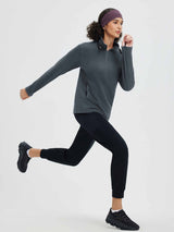 Outdoor Knitted Shaker 1/4 Warm Pullover Hoodie