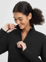 Outdoor Knitted Shaker 1/4 Warm Pullover Hoodie