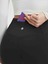 Yoga Drawstring High-Waisted Flared Pants (Petite Fit)