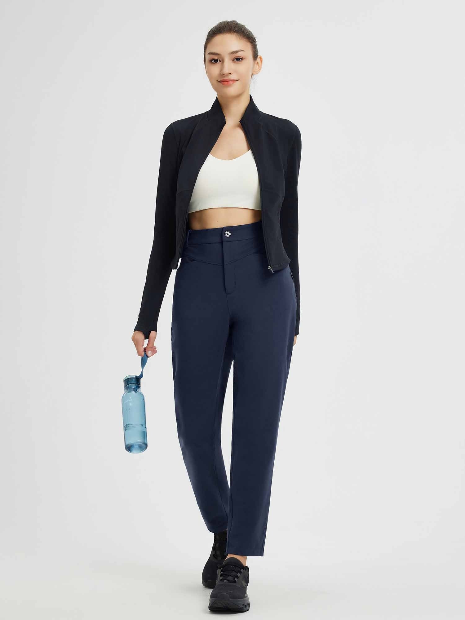 Yoga Fleece High Waisted Tapered Pants