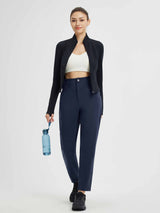 Yoga Fleece High Waisted Tapered Pants