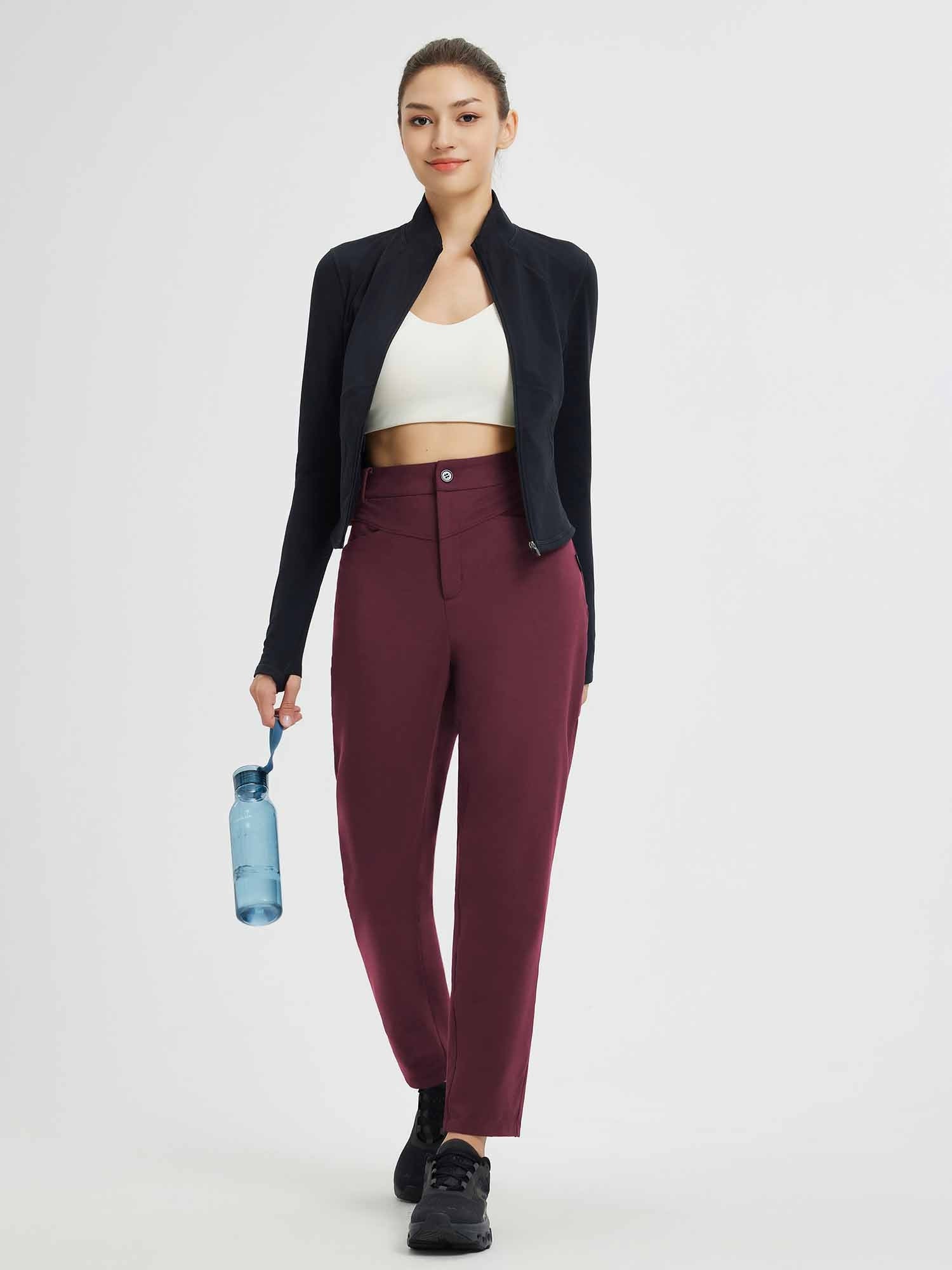 Yoga Fleece High Waisted Tapered Pants