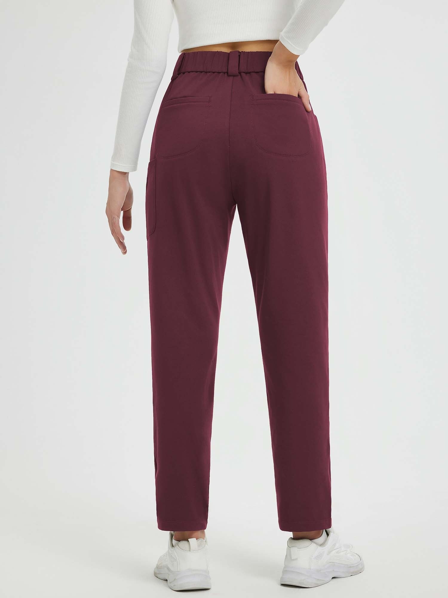Yoga Fleece High Waisted Tapered Pants