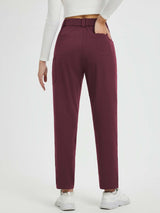 Yoga Fleece High Waisted Tapered Pants