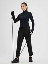Yoga Fleece High Waisted Tapered Pants
