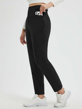 Yoga Fleece High Waisted Tapered Pants