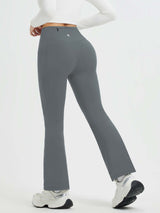 Yoga Drawstring High-Waisted Flared Pants (Petite Fit)