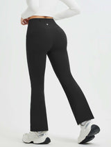 Yoga Drawstring High-Waisted Flared Pants (Petite Fit)