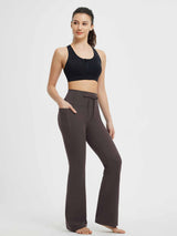 Yoga Drawstring High Waisted Flared Pants
