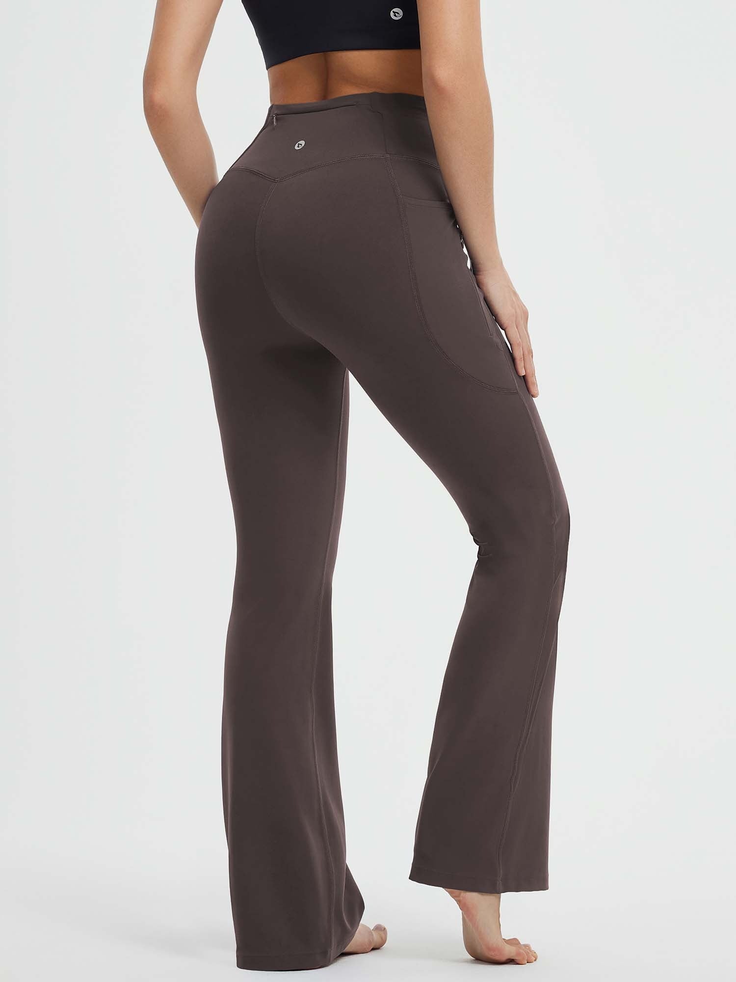 Yoga Drawstring High Waisted Flared Pants