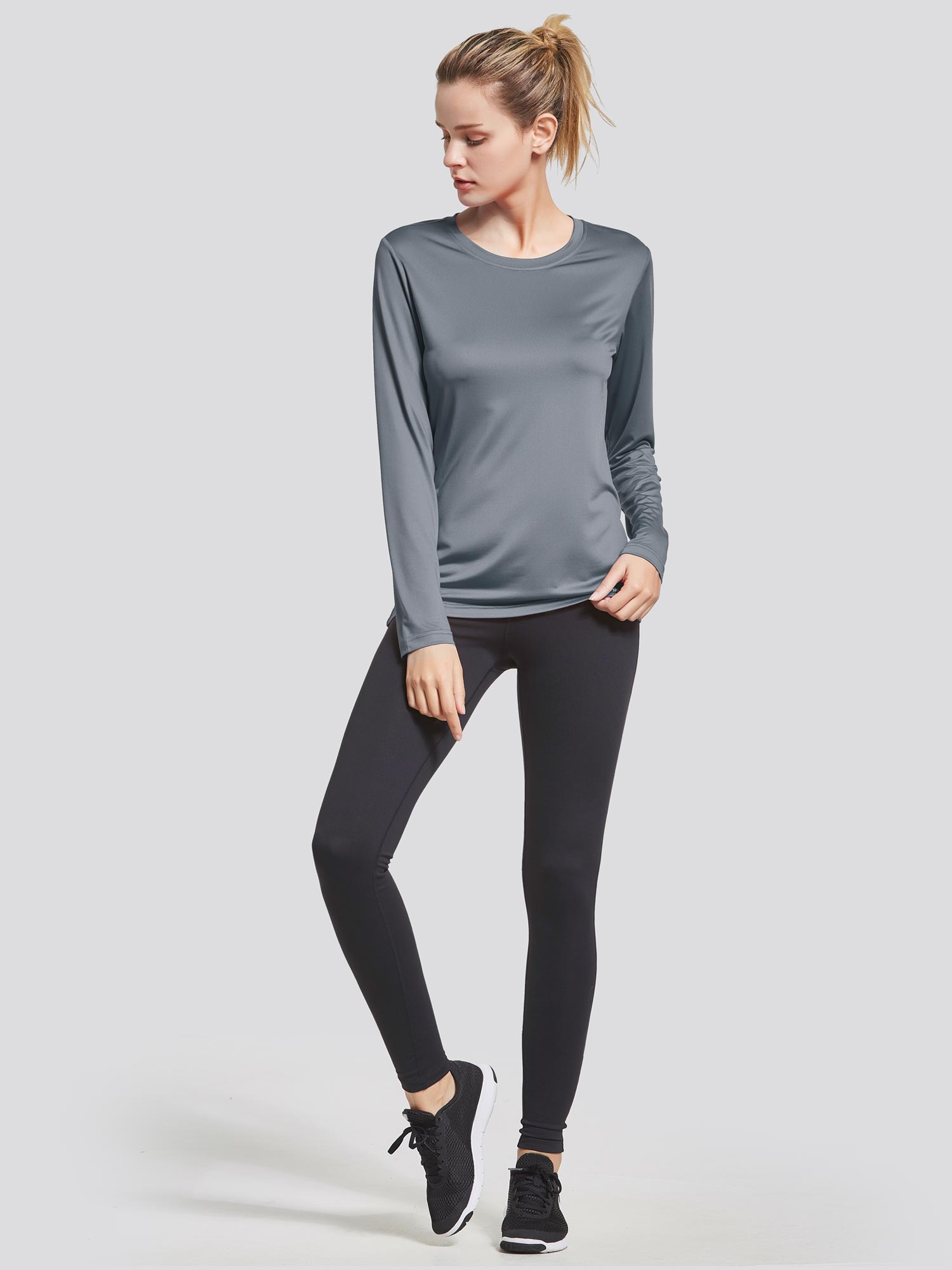 Women's UPF 50+ Long-Sleeve Quick-Dry Running Shirt