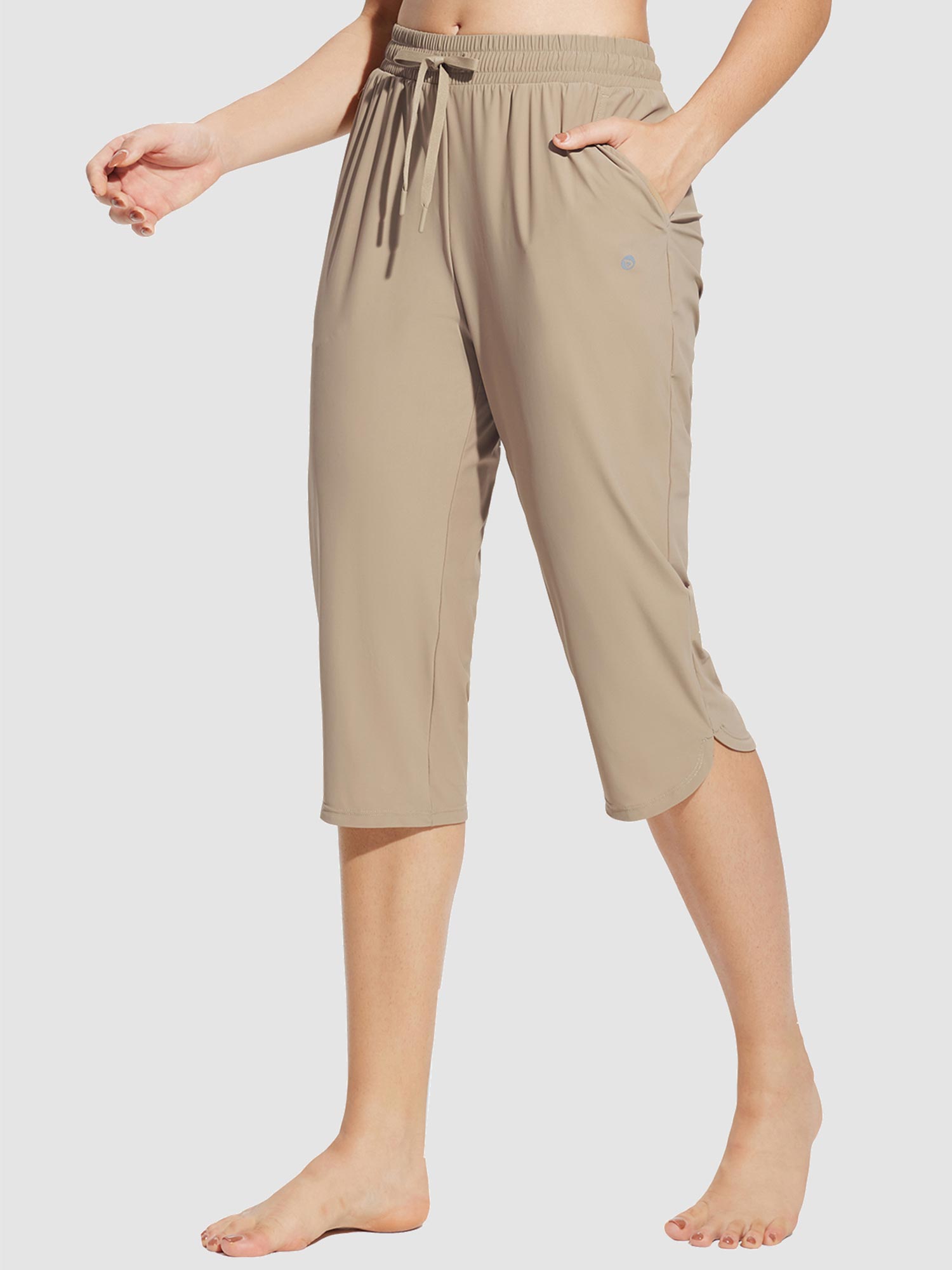 Women's 18' UPF 50+ Quick-Dry Swim Capris