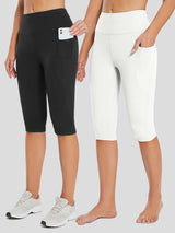 Women's High-Waisted Capris (2-Pack)