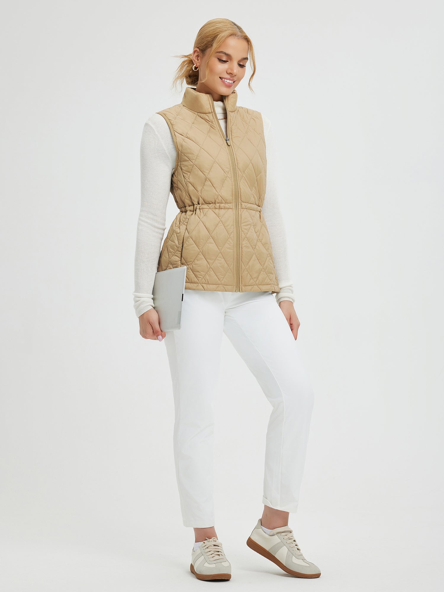 Golf Waist Drawstring Cotton Vest