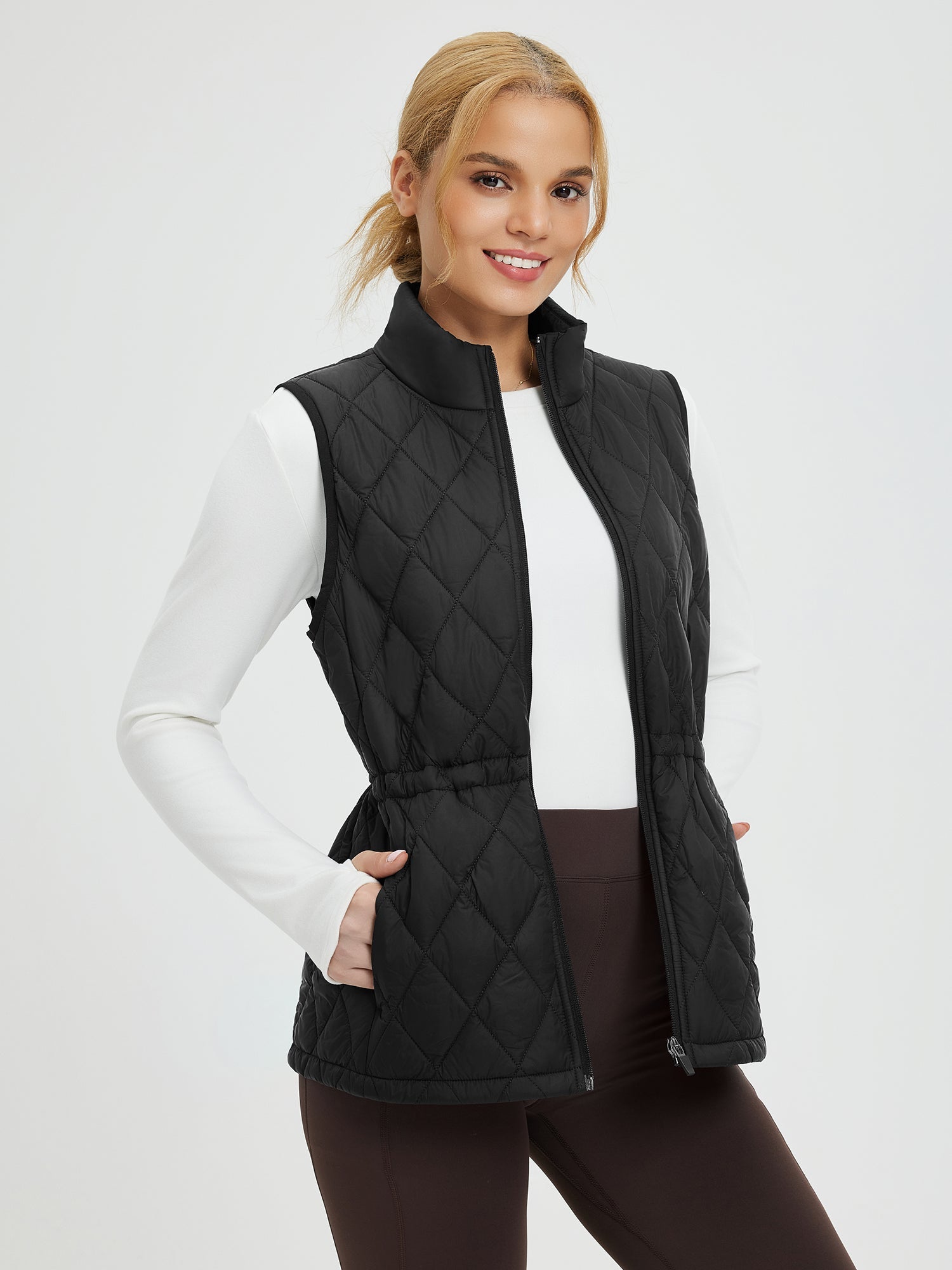 Golf Waist Drawstring Cotton Vest