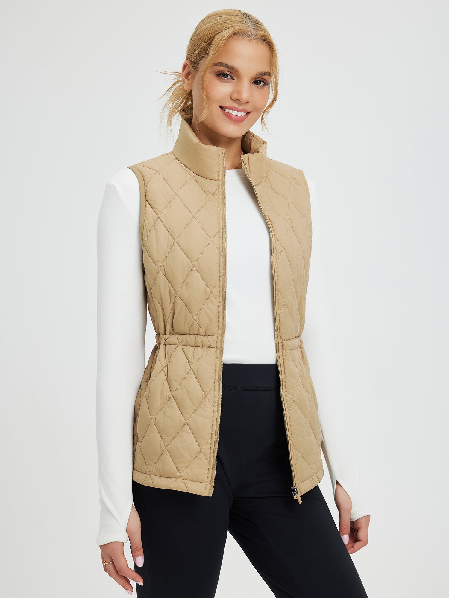 Golf Waist Drawstring Cotton Vest