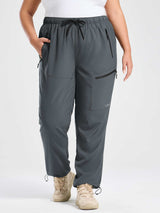 Woven Straight Leg Walking Pants