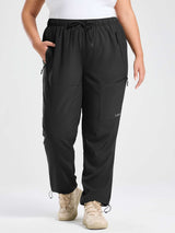 Woven Straight Leg Walking Pants