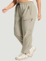 Woven Straight Leg Walking Pants