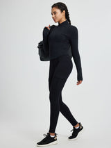 Multi-Pocket Workwear Straight-Leg Knit Fleece Pants