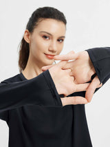 Running Cross Hem Long-Sleeve T-Shirt