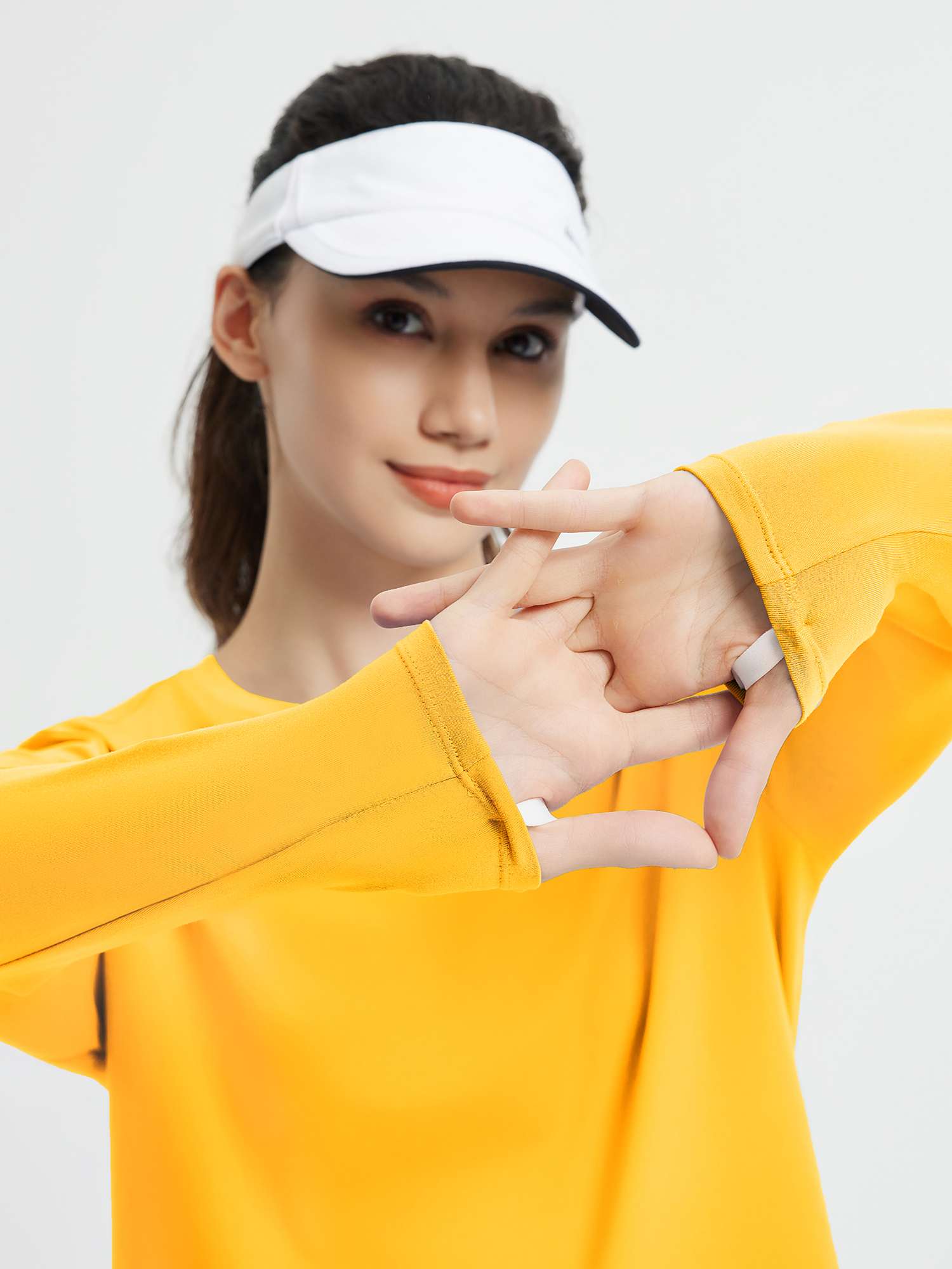 Running Cross Hem Long-Sleeve T-Shirt