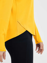 Running Cross Hem Long-Sleeve T-Shirt