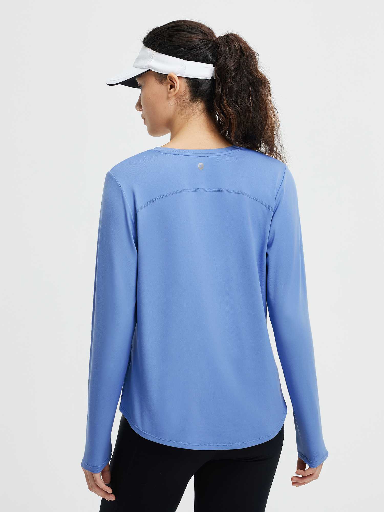 Running Cross Hem Long-Sleeve T-Shirt