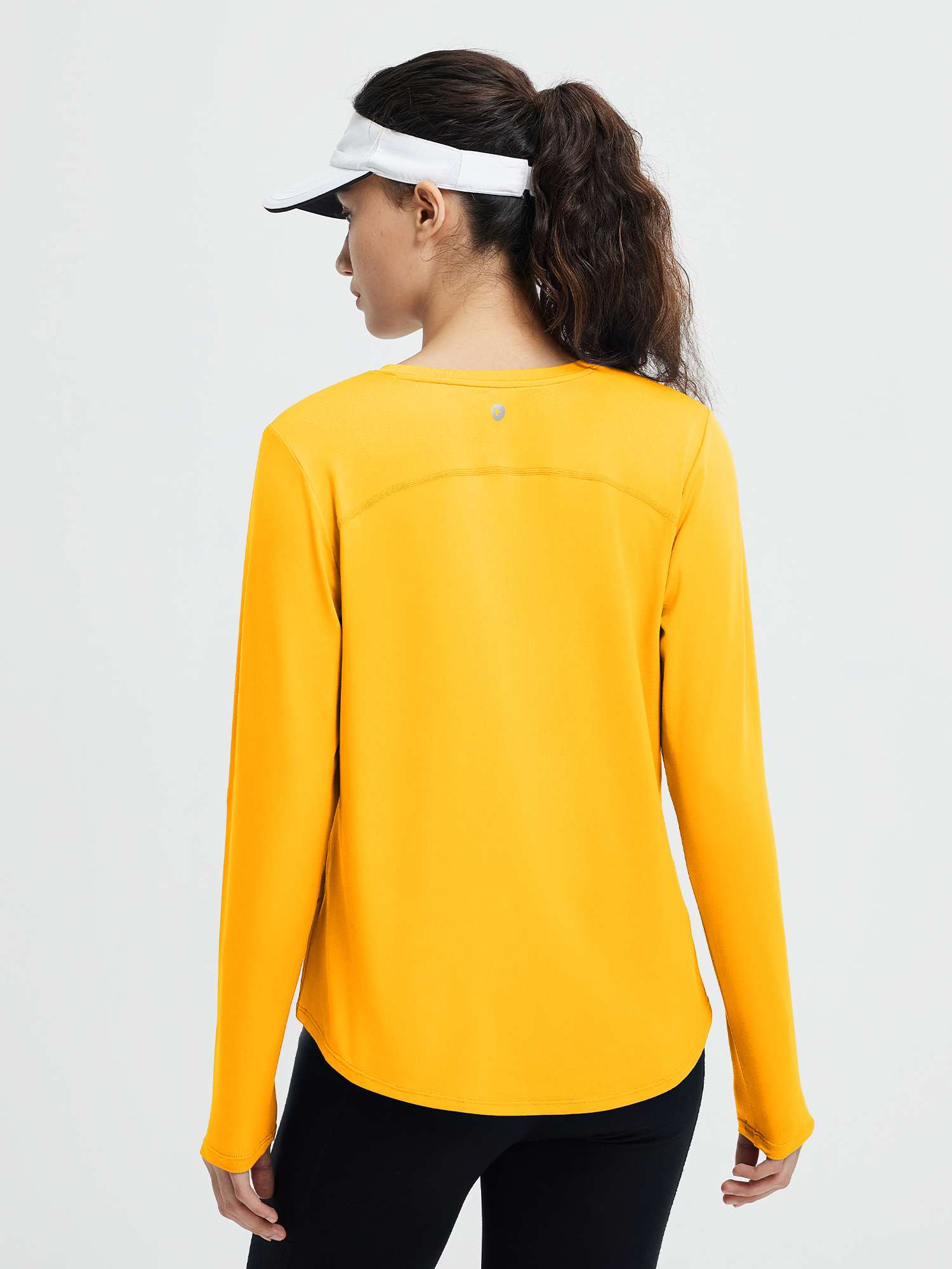 Running Cross Hem Long-Sleeve T-Shirt
