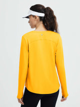 Running Cross Hem Long-Sleeve T-Shirt