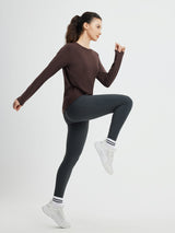 Running Cross Hem Long-Sleeve T-Shirt