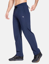 Baleaf Men's Laureate 29' Thermal Water-Resistant Pants cbh051 Ocean Cavern Side