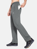 Baleaf Men's Laureate 29' Thermal Water-Resistant Pants cbh051 Smoked Pearl Side
