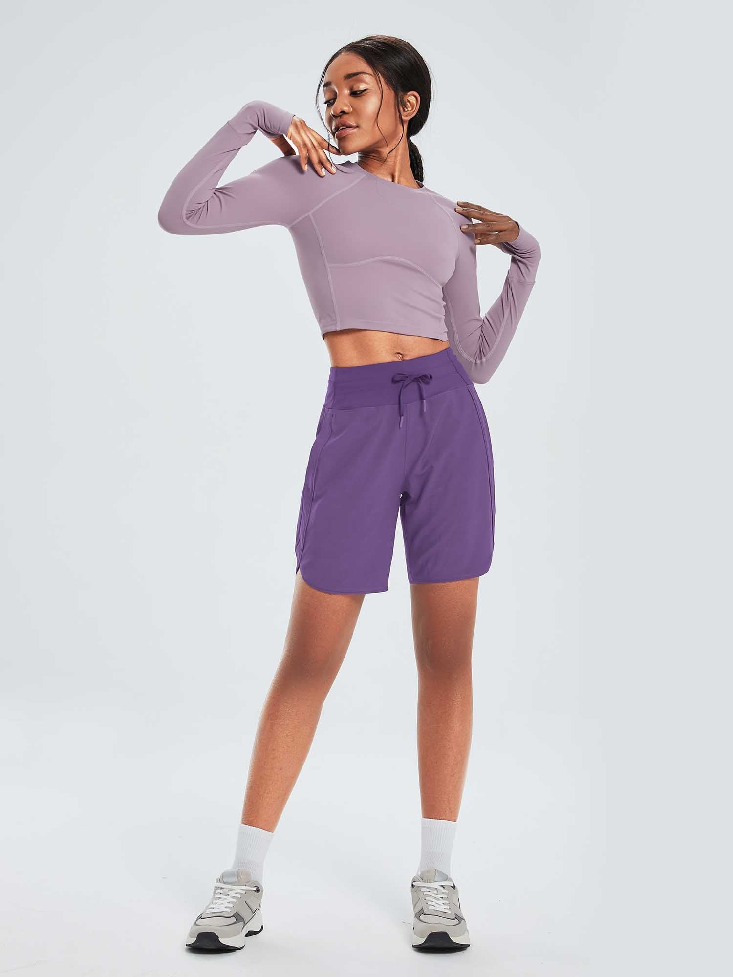 Women's 7' High-Waisted Quick-Dry Running Shorts