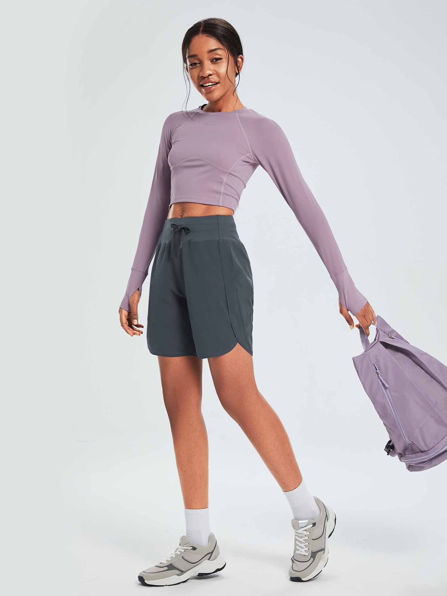 Women's 7' High-Waisted Quick-Dry Running Shorts