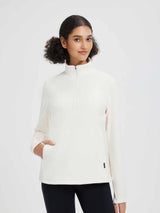 Outdoor Knitted Shaker 1/4 Warm Pullover Hoodie