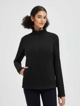 Outdoor Knitted Shaker 1/4 Warm Pullover Hoodie