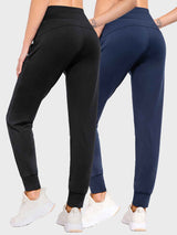 Yoga Fleece Skinny Drawstring Leggings (2 Pack)