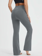 Yoga Drawstring High Waisted Flared Pants