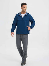 Outdoor Packable Hooded Windbreaker