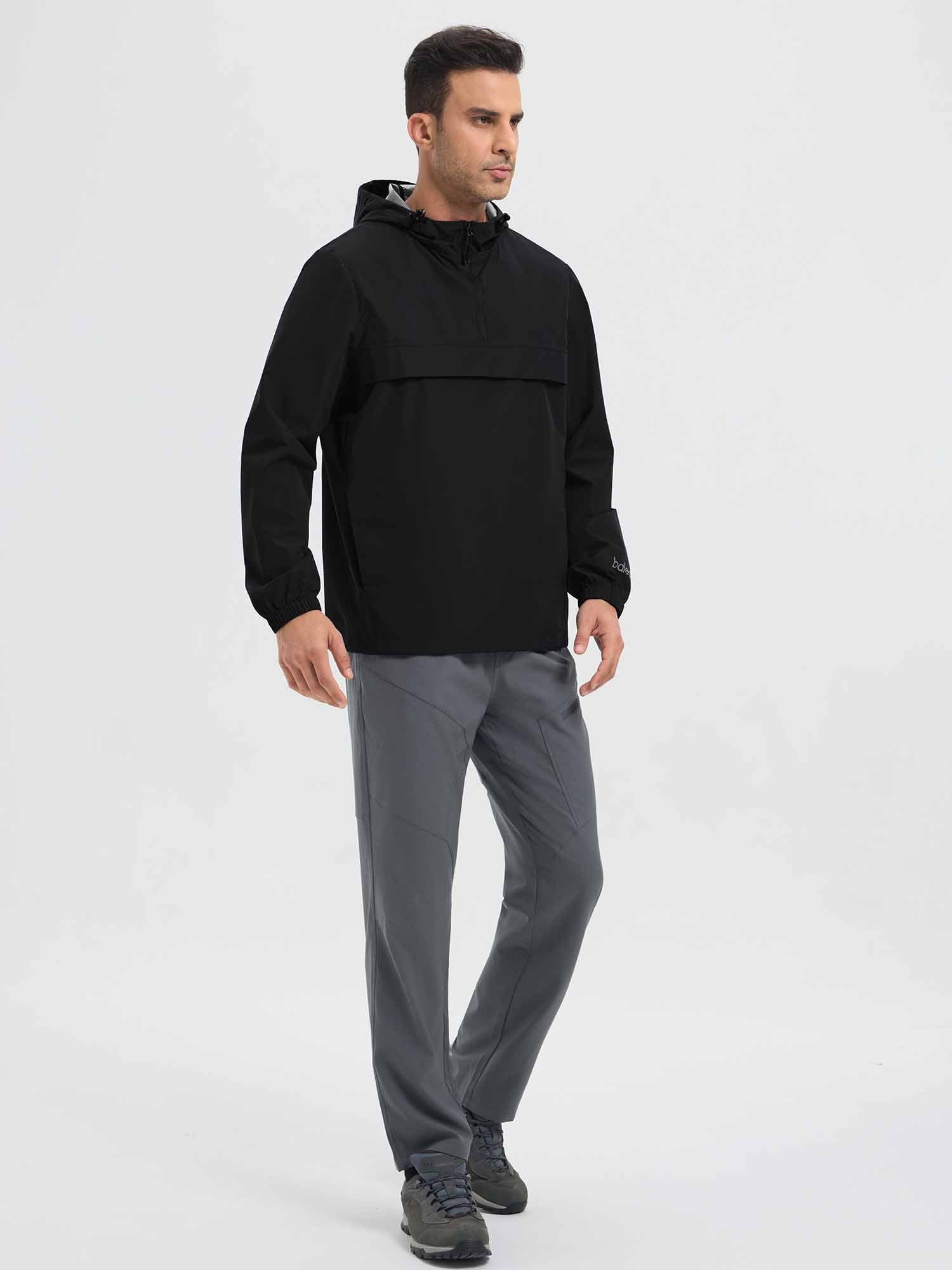 Outdoor Packable Hooded Windbreaker