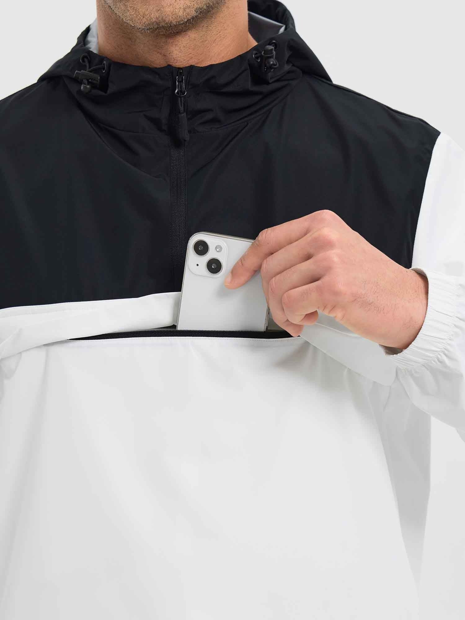 Outdoor Packable Hooded Windbreaker