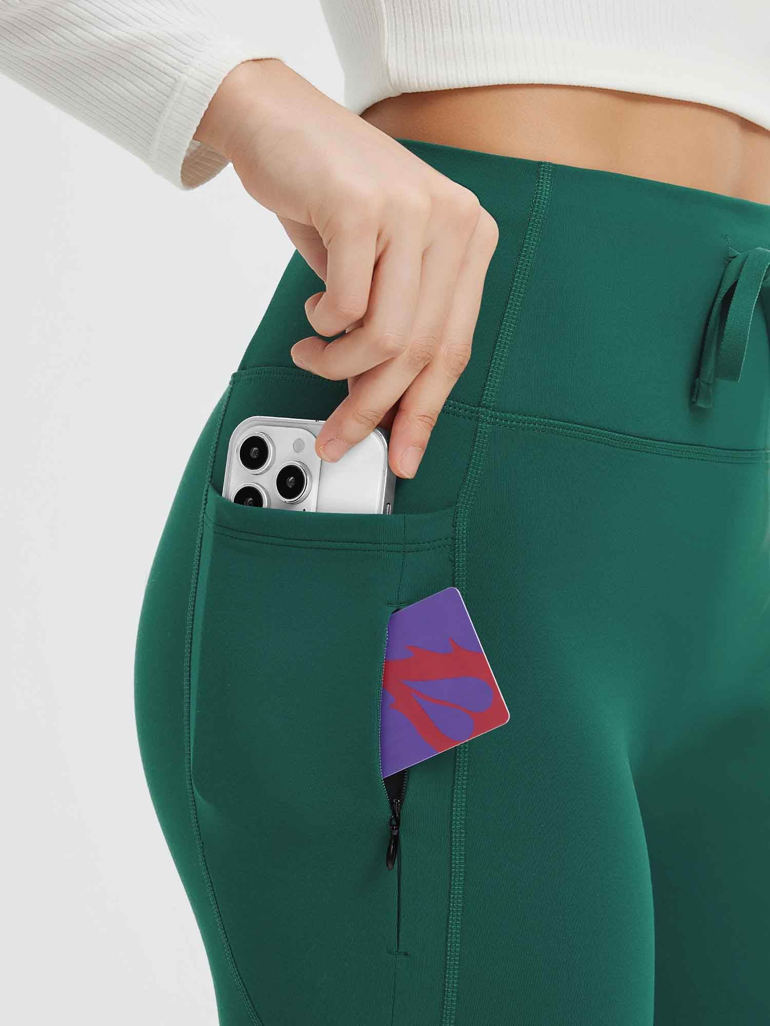 Yoga Drawstring High-Waisted Flared Pants (Petite Fit)