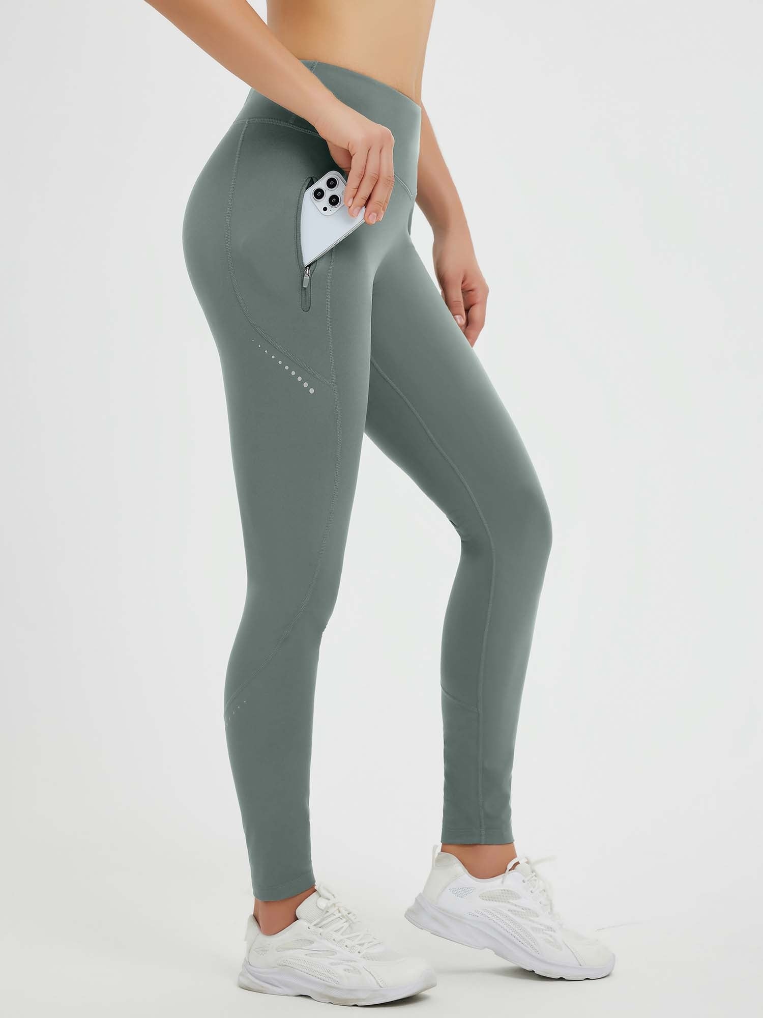 Cycling Waterproof Seamless Fleece Leggings